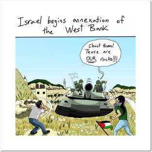 West Bank Annexation Posters and Art